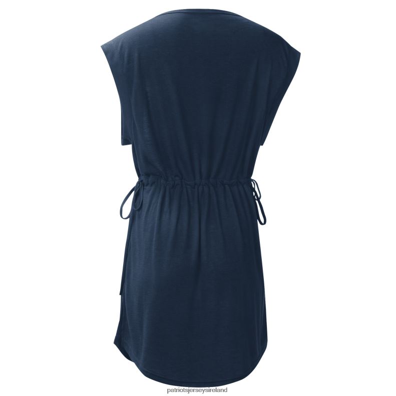 Patriots Jersey Women G-III 4Her by Carl Banks Navy G.O.A.T. Swimsuit Cover-Up 8226D2220 Clothing