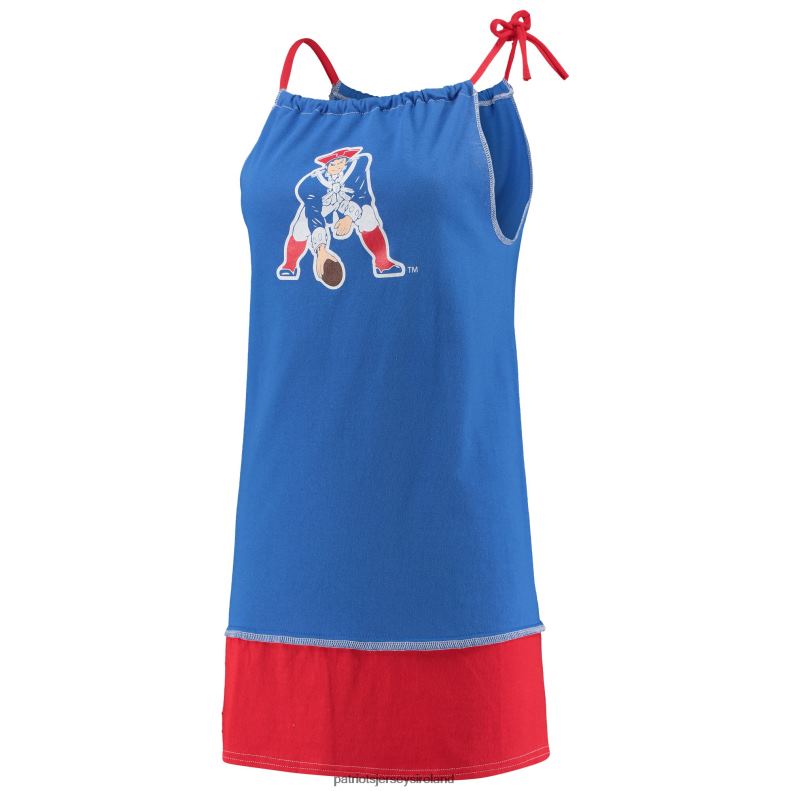 Patriots Jersey Women Refried Apparel Royal Sustainable Vintage Tank Dress 8226D2224 Clothing
