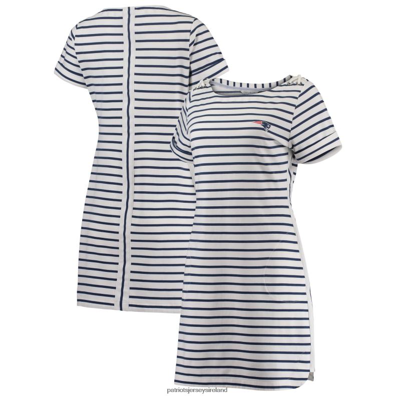 Patriots Jersey Women Tommy Bahama White/Navy Tri-Blend Jovanna Striped Dress 8226D2226 Clothing