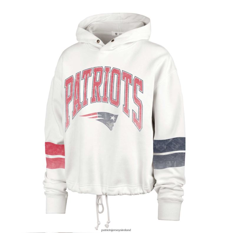 Patriots Jersey Women 47 Oatmeal Harper Pullover Hoodie 8226D2317 Clothing