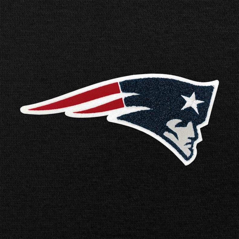 Patriots Jersey Women Antigua Black Victory Chenille Pullover Hoodie 8226D2372 Clothing