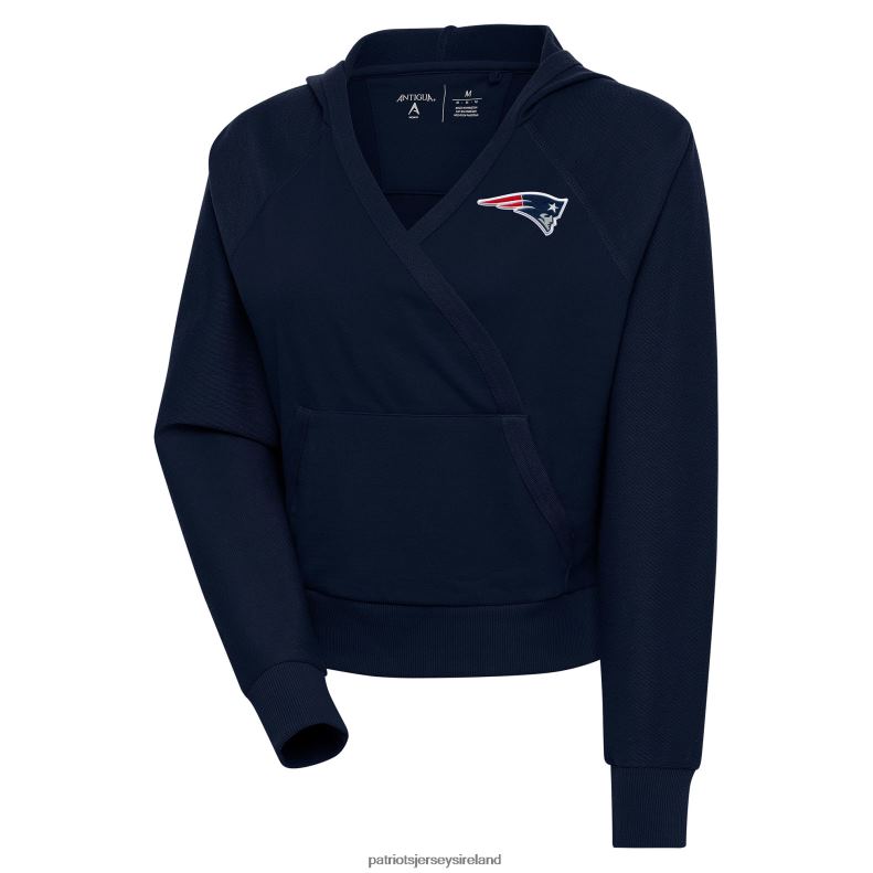 Patriots Jersey Women Antigua Navy Point Pullover Hoodie 8226D885 Clothing