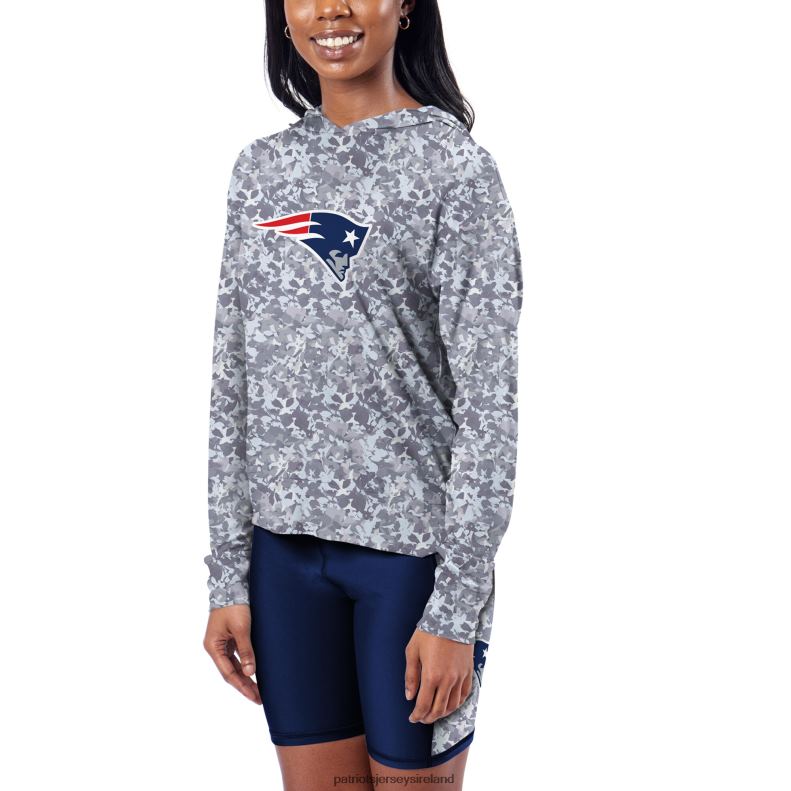 Patriots Jersey Women Certo Navy Session Pullover Hoodie 8226D2395 Clothing