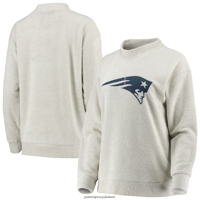Patriots Jersey Women Cream Big Logo Sweater 8226D2376 Clothing