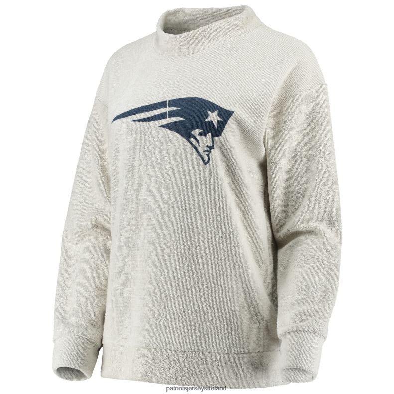 Patriots Jersey Women Cream Big Logo Sweater 8226D2376 Clothing