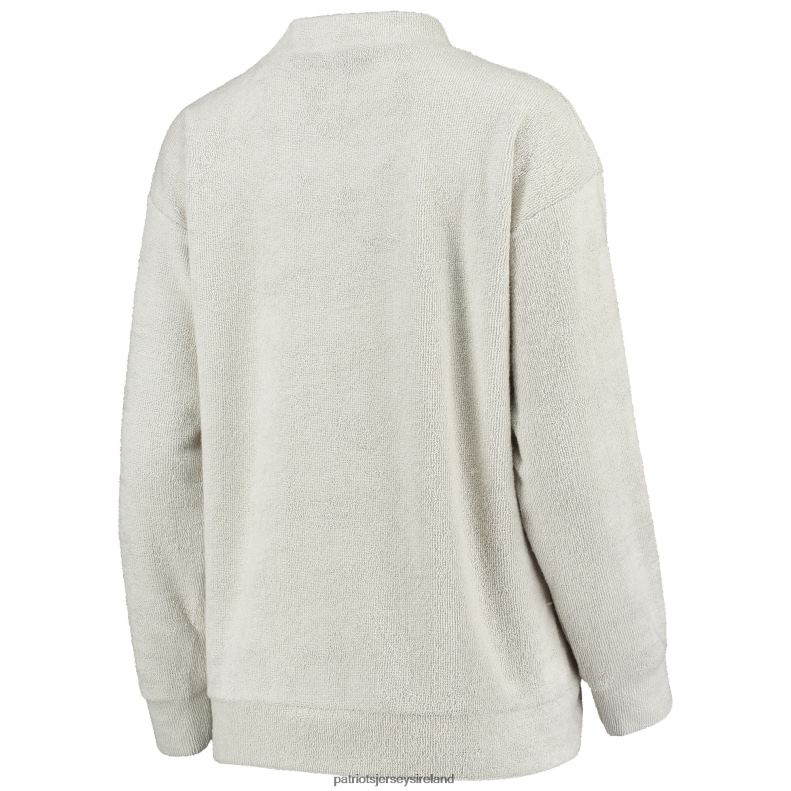 Patriots Jersey Women Cream Big Logo Sweater 8226D2376 Clothing