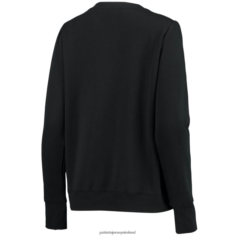 Patriots Jersey Women Cuce Black Winners Square Neck Pullover Sweatshirt 8226D2411 Clothing