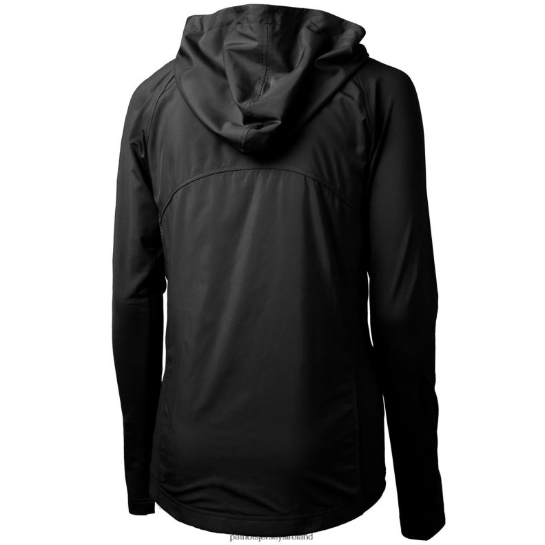 Patriots Jersey Women Cutter & Buck Black Throwback Logo Adapt Eco Knit Hybrid Recycled Full-Zip Hoodie 8226D920 Clothing