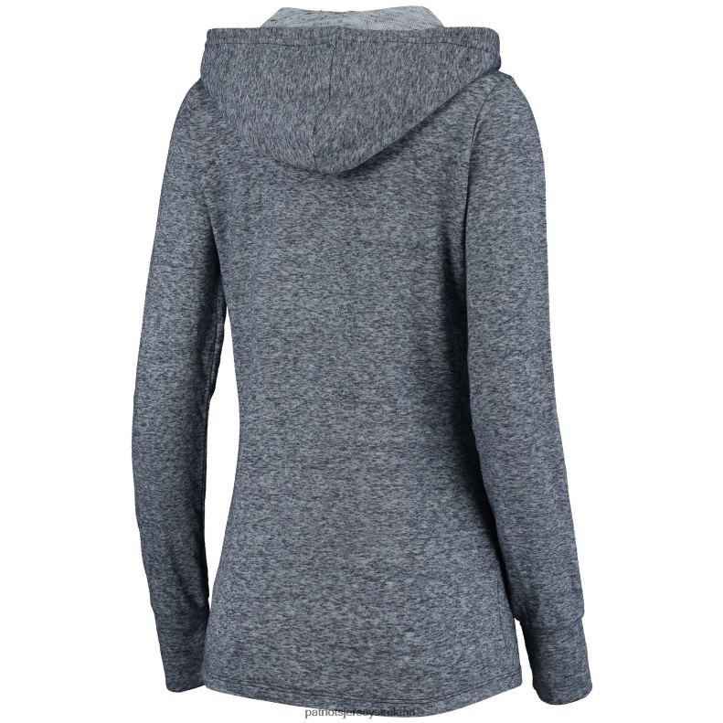 Patriots Jersey Women Fanatics Branded Navy Doubleface Slub Pullover Hoodie 8226D2327 Clothing