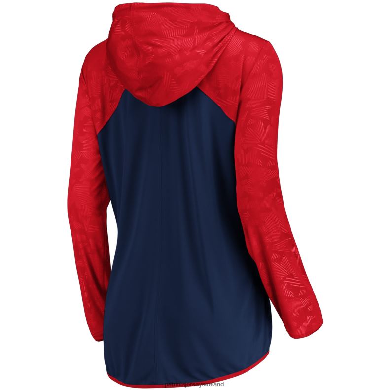 Patriots Jersey Women Fanatics Branded Navy Forever Fan Logo Full-Zip Hoodie 8226D2435 Clothing