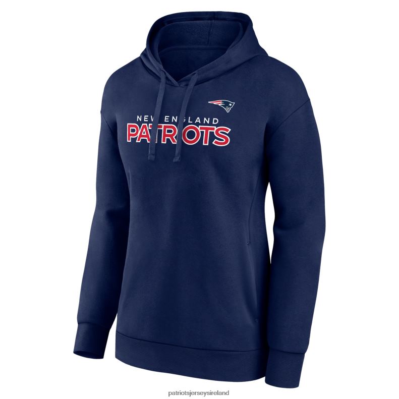 Patriots Jersey Women Fanatics Branded Navy Iconic Cotton Fleece Checklist Pullover Hoodie 8226D2335 Clothing