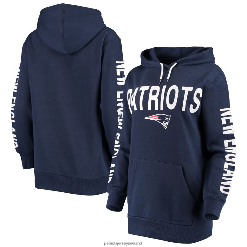 Patriots Jersey Women G-III 4Her by Carl Banks Navy Extra Point Pullover Hoodie 8226D2344 Clothing