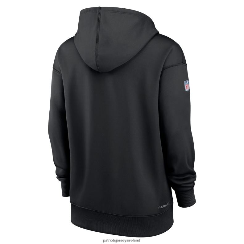 Patriots Jersey Women Nike Black 2022 NFL Crucial Catch Therma Performance Pullover Hoodie 8226D2356 Clothing