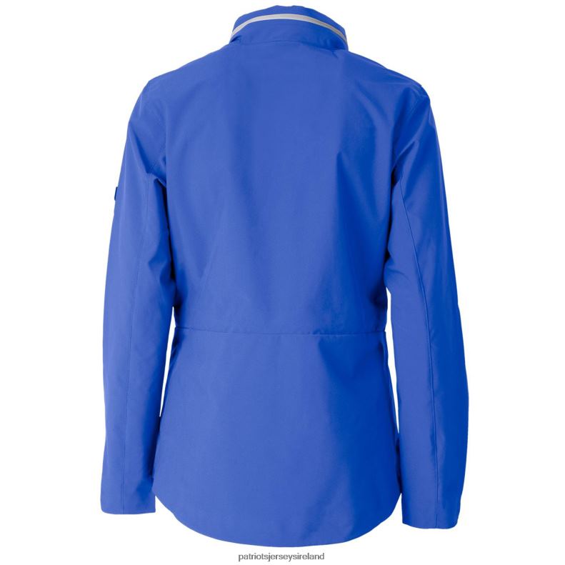 Patriots Jersey Women Cutter & Buck Blue Throwback Logo Vapor Full-Zip Rain Jacket 8226D1100 Clothing