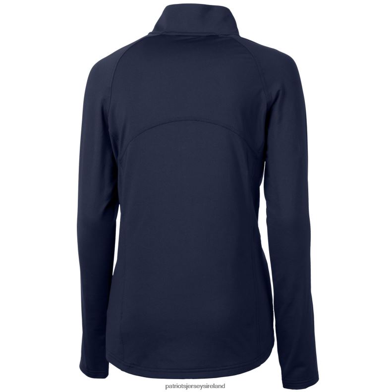 Patriots Jersey Women Cutter & Buck Navy Adapt Eco Knit Stretch Recycled Half-Zip Pullover Top 8226D1090 Clothing