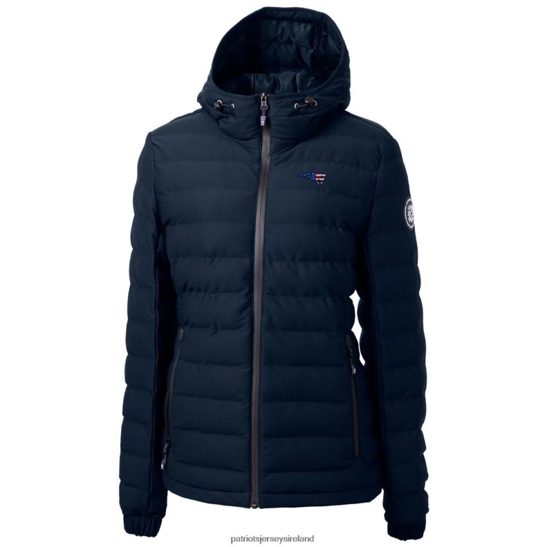 Patriots Jersey Women Cutter & Buck Navy Americana Mission Ridge Repreve Puffer Full-Zip Jacket 8226D966 Clothing