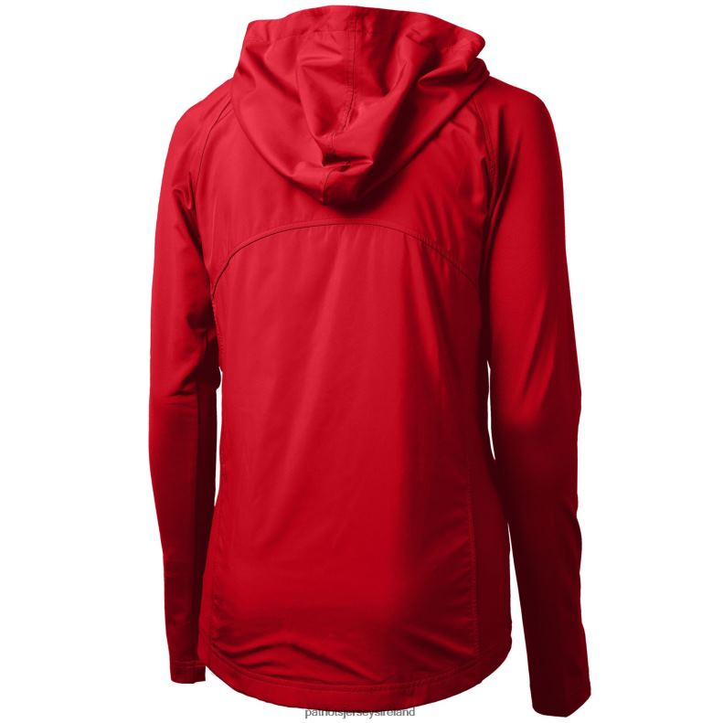 Patriots Jersey Women Cutter & Buck Red Adapt Eco Knit Full-Zip Jacket 8226D1083 Clothing
