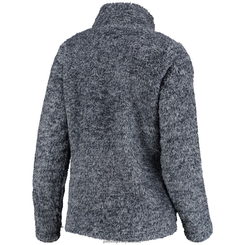 Patriots Jersey Women Juniors Navy Intercepting Teddy Full-Zip Jacket 8226D2355 Clothing