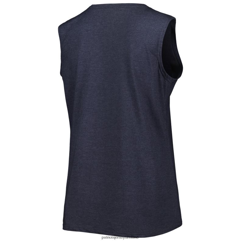 Patriots Jersey Women Fanatics Branded Heather Navy Plus Size Tank Top 8226D2664 Clothing