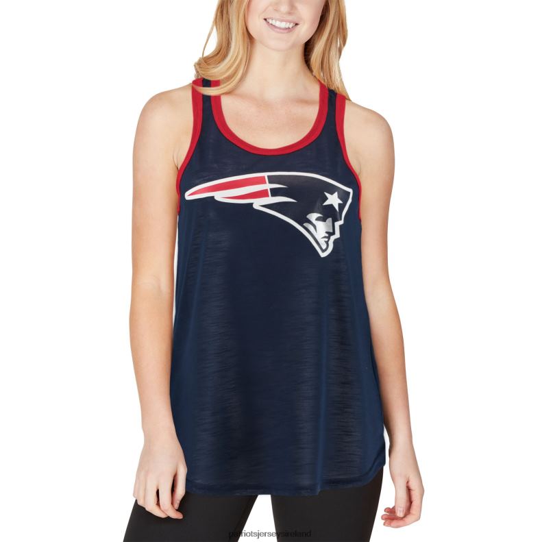 Patriots Jersey Women G-III 4Her by Carl Banks Navy Tater Tank Top 8226D2643 Clothing