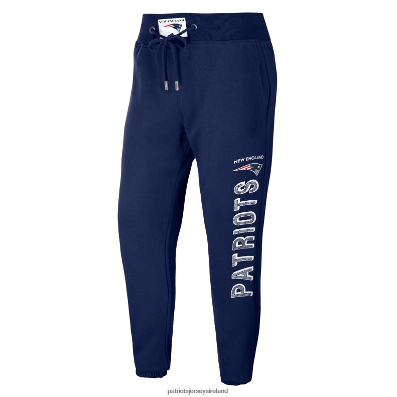 Patriots Jersey Women WEAR by Erin Andrews Navy French Terry Jogger Pants 8226D2487 Clothing