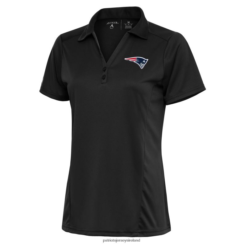Patriots Jersey Women Antigua Charcoal Team Logo Tribute Polo 8226D2566 Clothing