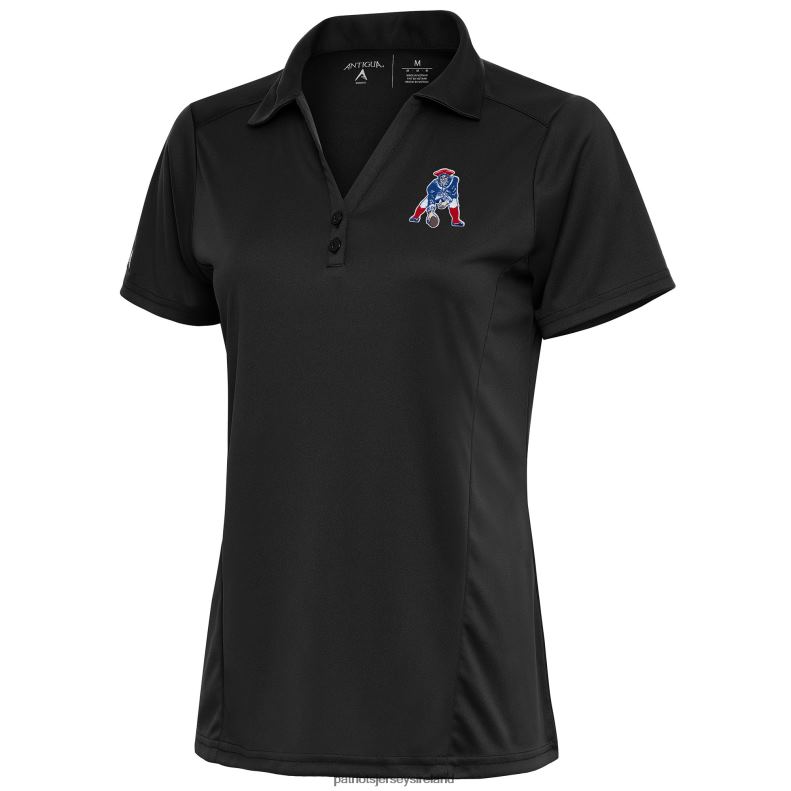 Patriots Jersey Women Antigua Charcoal Throwback Logo Tribute Polo 8226D2550 Clothing