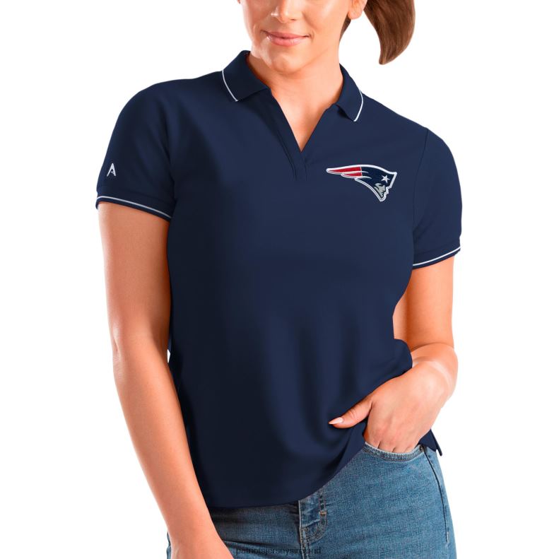 Patriots Jersey Women Antigua Navy Affluent Polo 8226D2543 Clothing