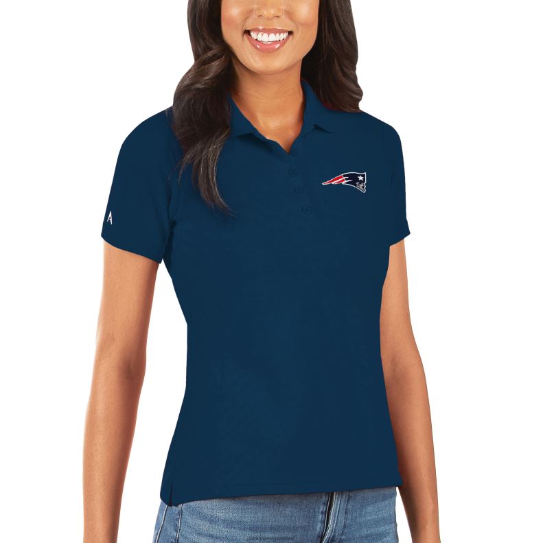 Patriots Jersey Women Antigua Navy Legacy Pique Polo 8226D2627 Clothing