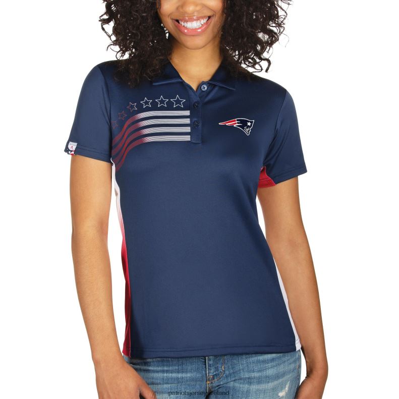 Patriots Jersey Women Antigua Navy Liberty Polo 8226D2538 Clothing