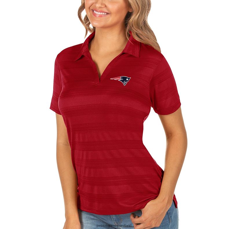 Patriots Jersey Women Antigua Red Compass Polo 8226D2579 Clothing