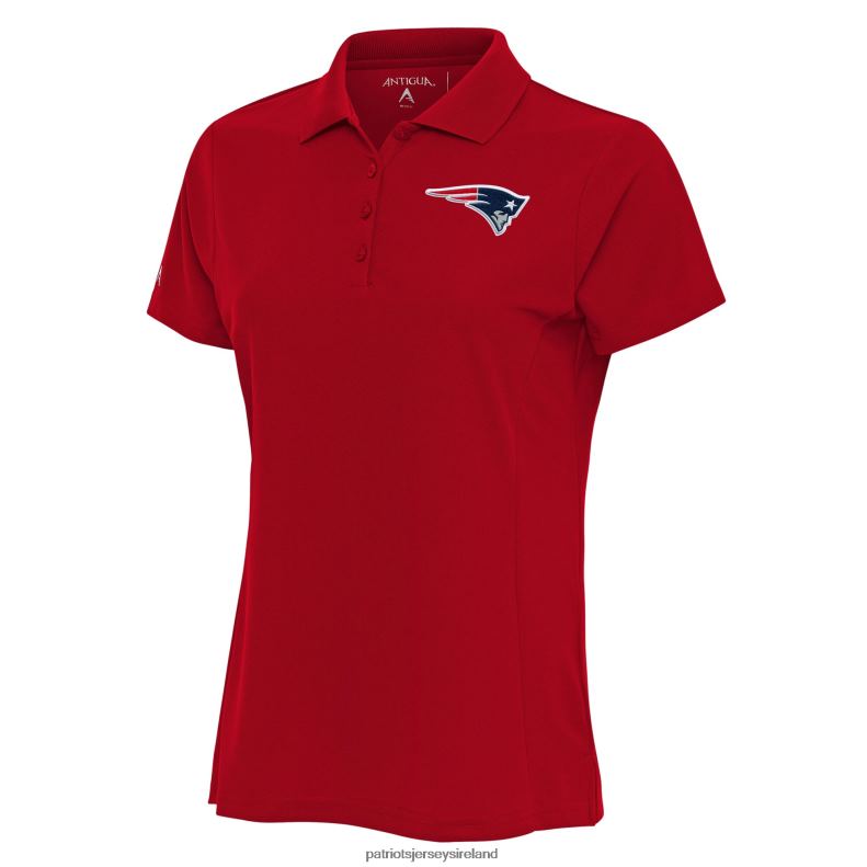 Patriots Jersey Women Antigua Red Team Logo Legacy Pique Polo 8226D2611 Clothing