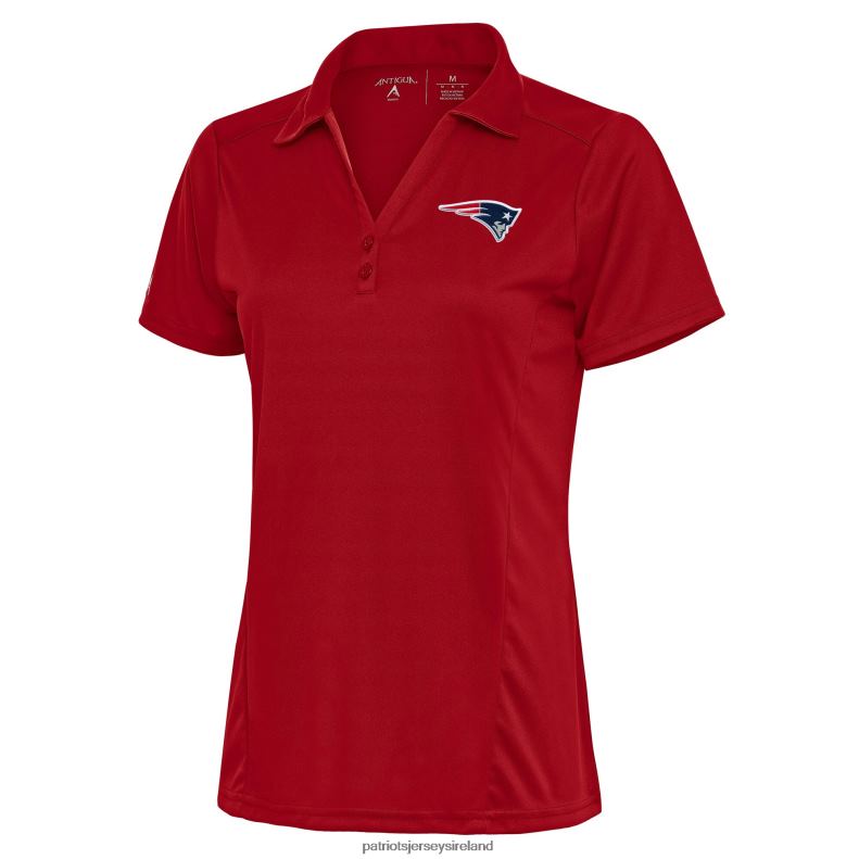 Patriots Jersey Women Antigua Red Team Logo Tribute Polo 8226D2564 Clothing