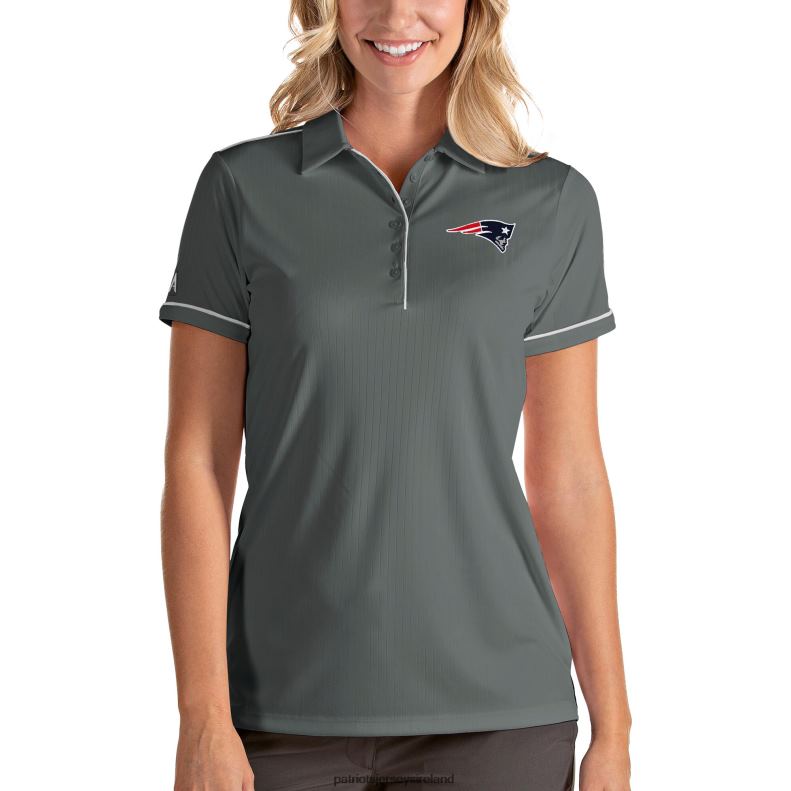 Patriots Jersey Women Antigua Steel Salute Polo 8226D2630 Clothing