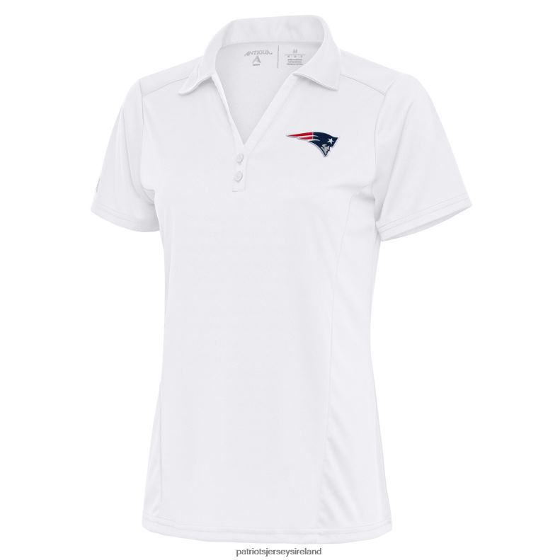 Patriots Jersey Women Antigua White Team Logo Tribute Polo 8226D2565 Clothing