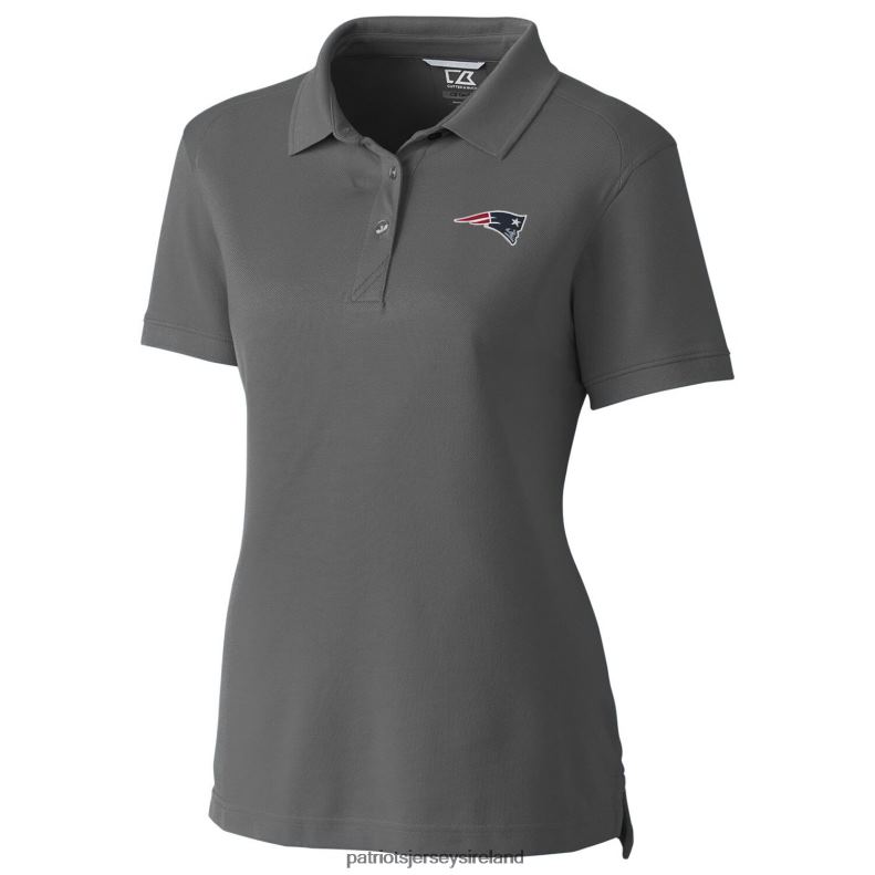 Patriots Jersey Women Cutter & Buck Gray Advantage Polo 8226D2604 Clothing