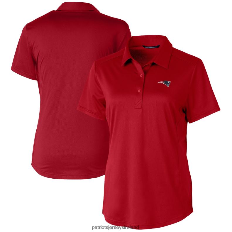 Patriots Jersey Women Cutter & Buck Red Prospect Textured Stretch Polo 8226D2555 Clothing