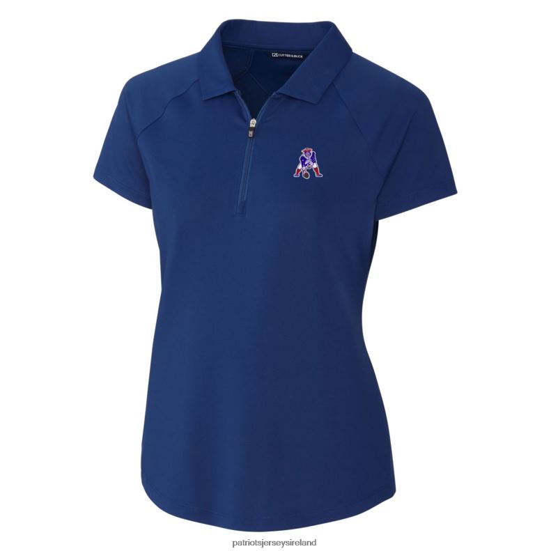 Patriots Jersey Women Cutter & Buck Royal Throwback Logo Forge Stretch Polo 8226D2540 Clothing