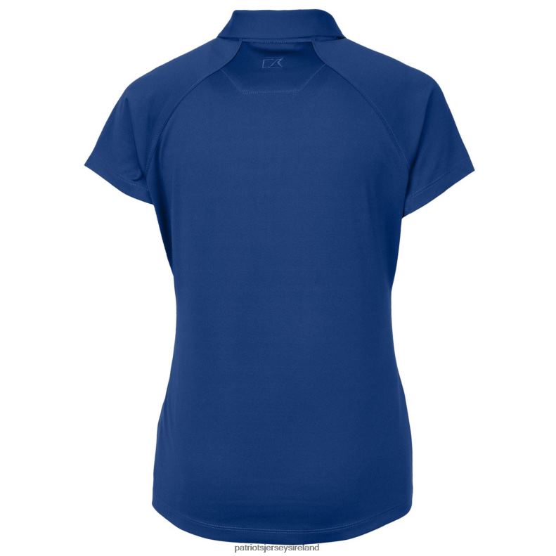 Patriots Jersey Women Cutter & Buck Royal Throwback Logo Forge Stretch Polo 8226D2540 Clothing