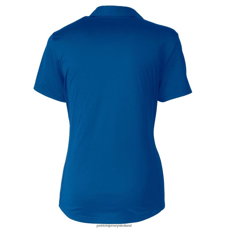 Patriots Jersey Women Cutter & Buck Royal Throwback Logo Prospect Textured Stretch Polo 8226D2596 Clothing