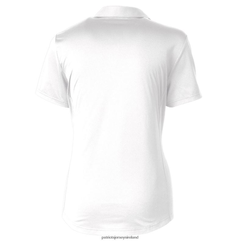 Patriots Jersey Women Cutter & Buck White Throwback Logo Prospect Textured Stretch Polo 8226D2599 Clothing