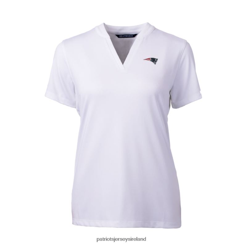 Patriots Jersey Women Cutter & Buck White Forge Stretch Blade Polo 8226D2819 Clothing