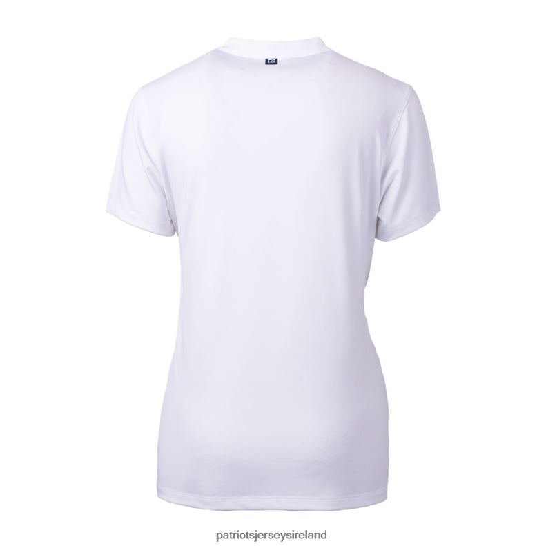 Patriots Jersey Women Cutter & Buck White Forge Stretch Blade Polo 8226D2819 Clothing