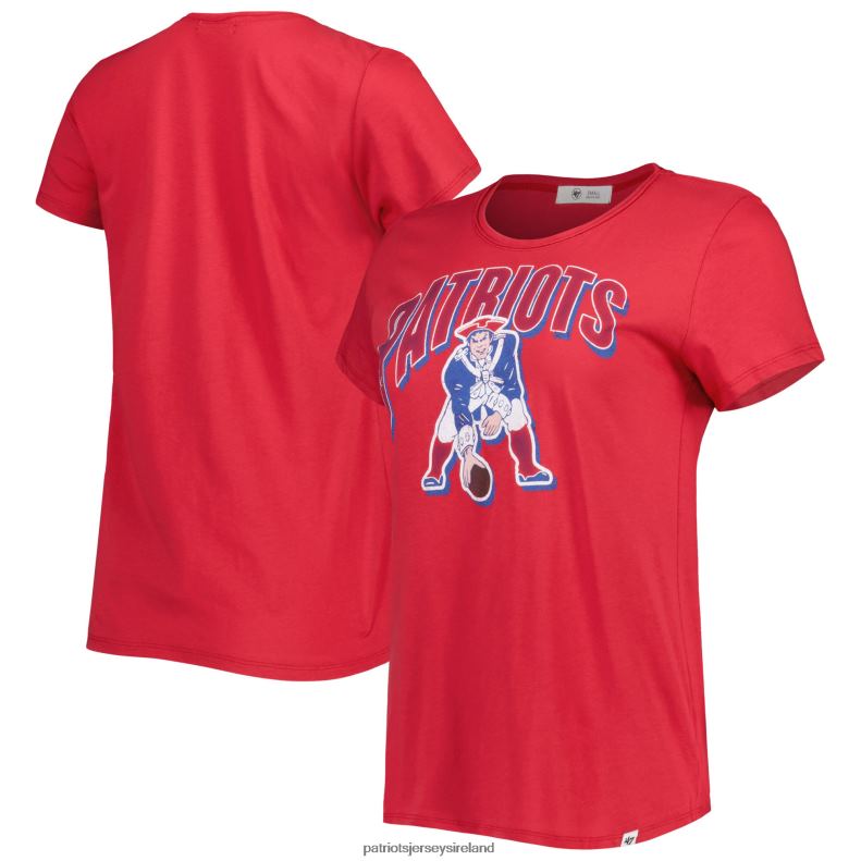 Patriots Jersey Women 47 Red Treasure Frankie T-Shirt 8226D2669 Clothing