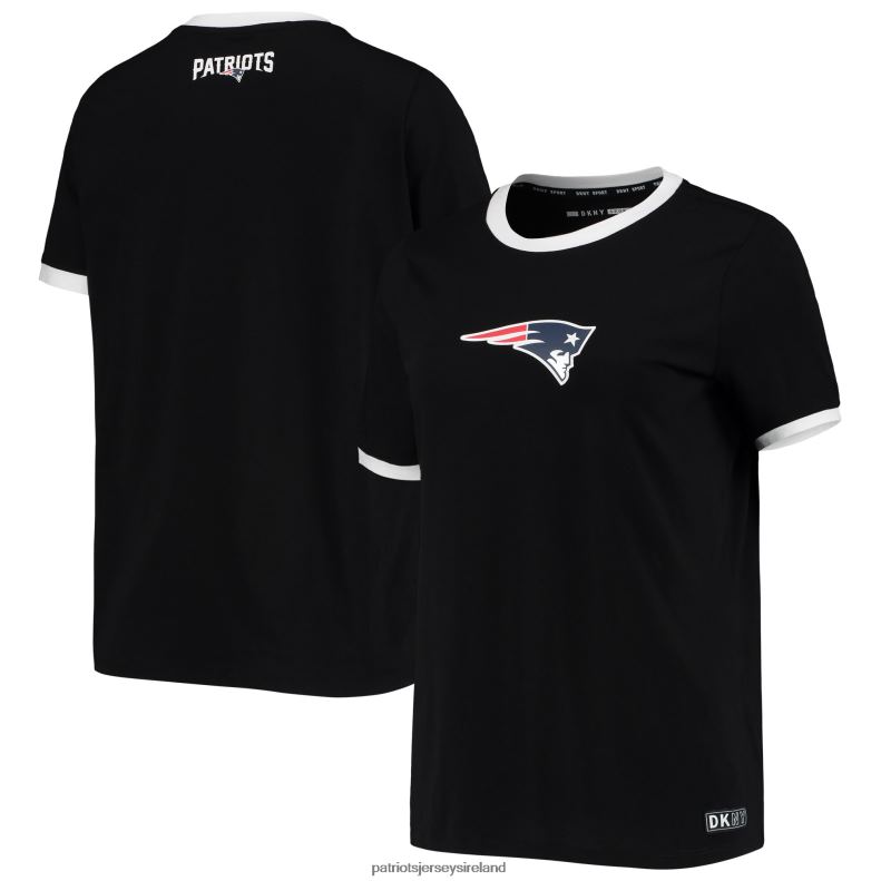 Patriots Jersey Women DKNY Sport Black Tri-Blend Charlotte T-Shirt 8226D2800 Clothing