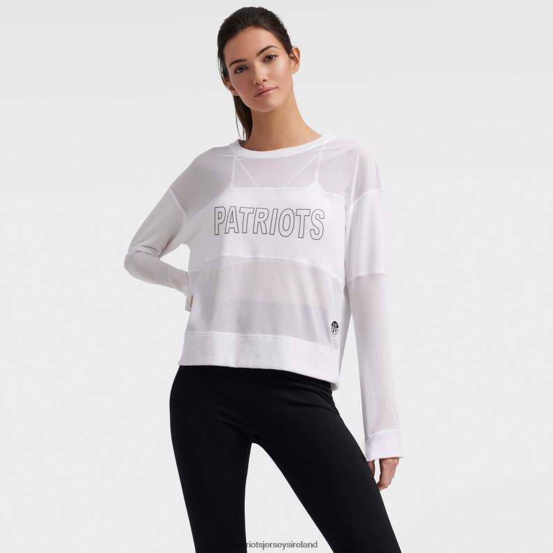 Patriots Jersey Women DKNY Sport White Kaitland Tri-Blend Long Sleeve T-Shirt 8226D2790 Clothing