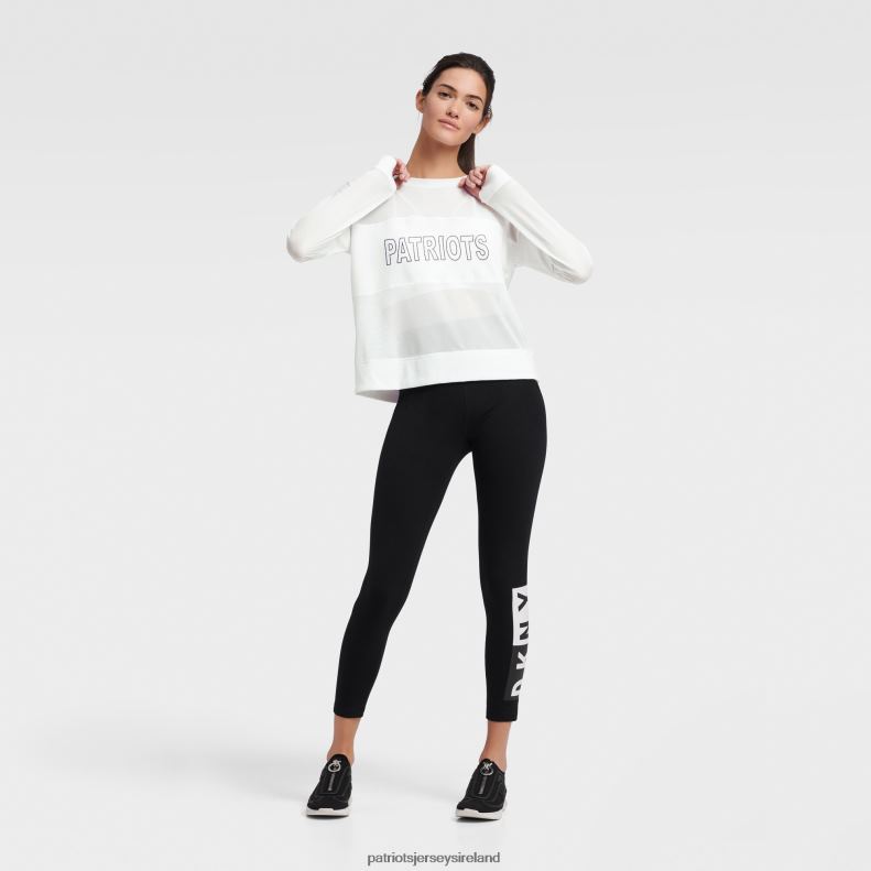 Patriots Jersey Women DKNY Sport White Kaitland Tri-Blend Long Sleeve T-Shirt 8226D2790 Clothing