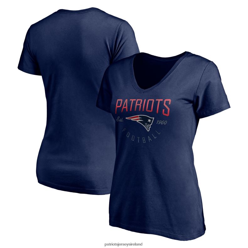 Patriots Jersey Women Fanatics Branded Navy Live For It V-Neck T-Shirt 8226D2757 Clothing
