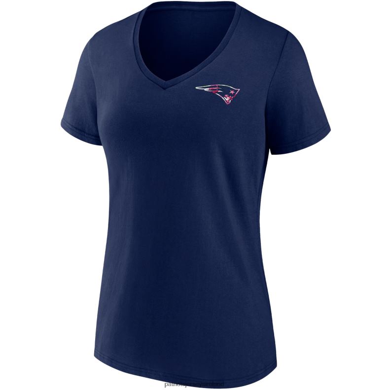 Patriots Jersey Women Fanatics Branded Navy Team Mother's Day V-Neck T-Shirt 8226D2646 Clothing