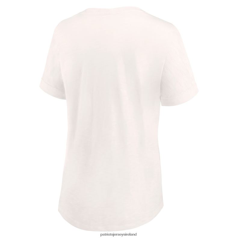 Patriots Jersey Women Fanatics Branded Oatmeal Motivating Force Lightweight V-Neck T-Shirt 8226D2653 Clothing